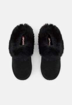 Sorel Go Coffee Run - Pantuflas - Black/Sea Salt -Mundo De Zapatos 96c88b602c104e63944adb50fd9c4f53