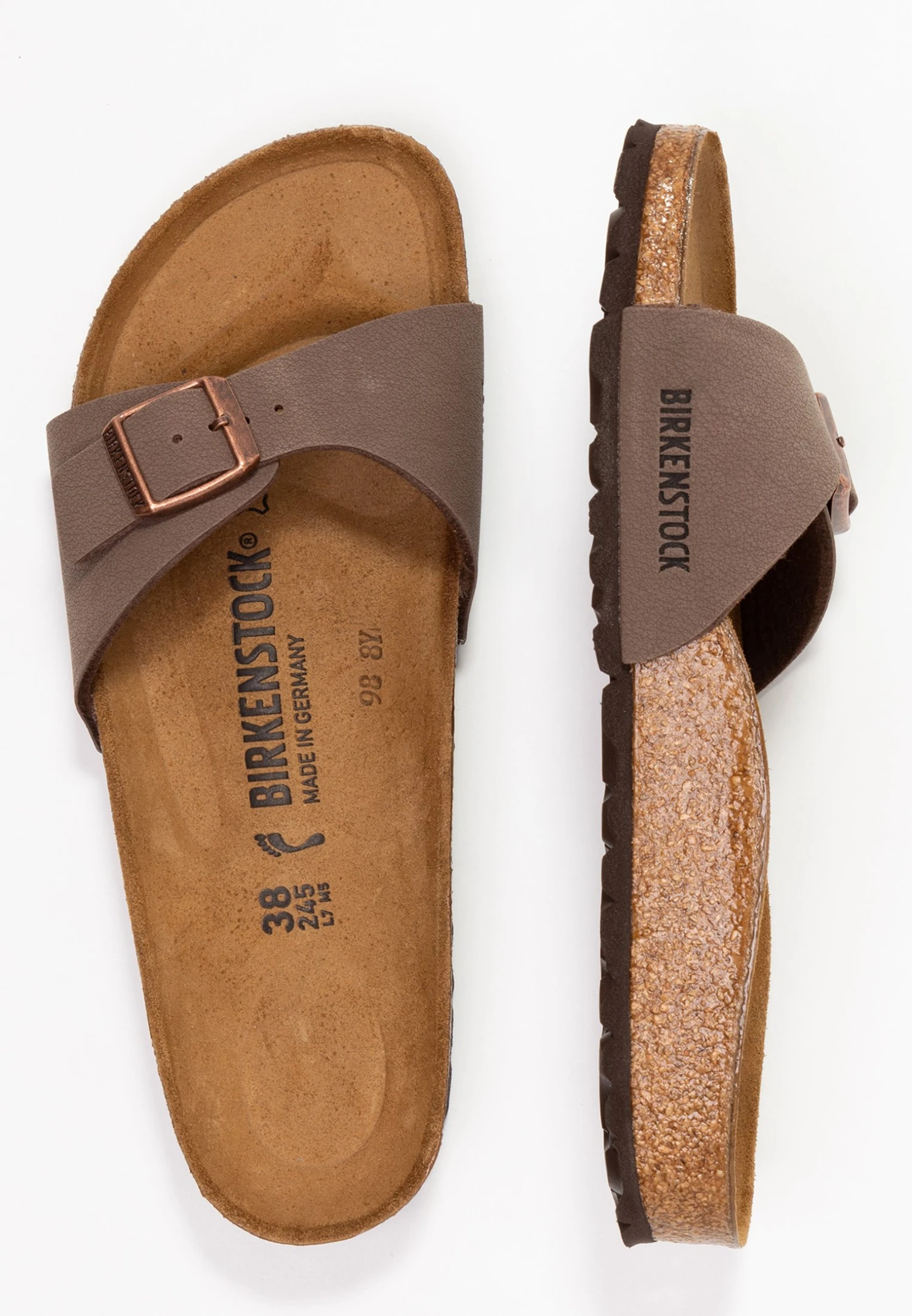Birkenstock Madrid Bfbc Narrow - Pantuflas - Brown 4 Birkenstock Madrid Bfbc Narrow - Pantuflas - Brown - Imagen 4