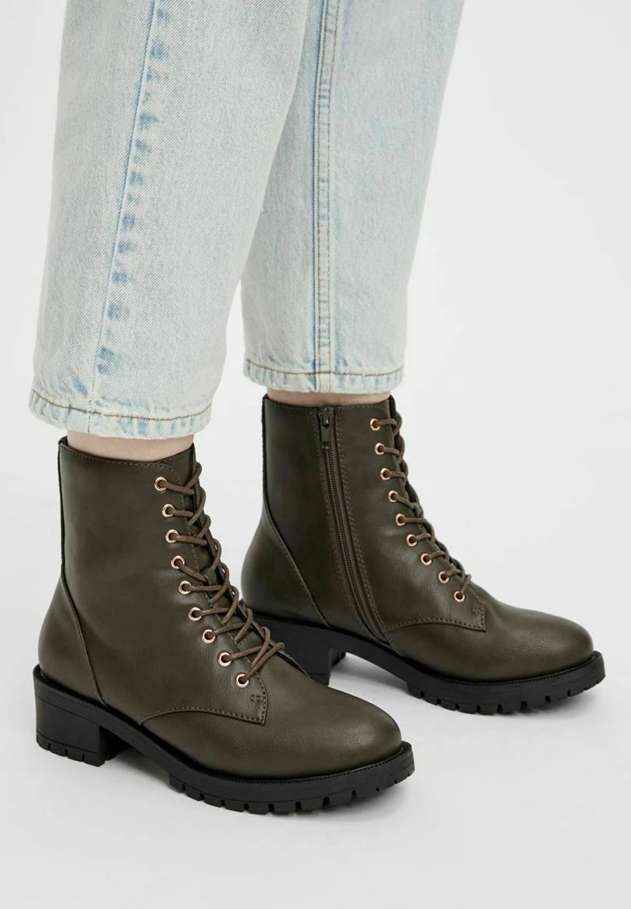 Bianco Biaclaire - Botines Con Plataforma - Khaki 1 Bianco Biaclaire - Botines Con Plataforma - Khaki