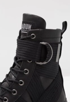 Palladium Pallabosse Tact - Botines Con Cordones - Black -Mundo De Zapatos 978939ba76ed4c66bb88bf8d6a0cae67