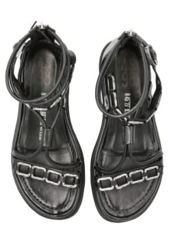 A.S.98 Sandalias De Cuña - Nero -Mundo De Zapatos 9a16f31218b14b678b4d4c43b6b1c445