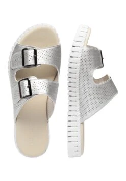 ILSE JACOBSEN Tulip Ml - Sandalias Planas - Silver -Mundo De Zapatos 9abfd302f44c4122a0151787ff056a42