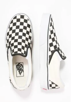 Vans Classic Slip-On - Mocasines - Black/White -Mundo De Zapatos 9ace3a08fa064fe8ad822714d31d531f