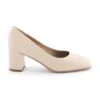 Next Forever Comfort Square Toe Court Regular - Tacones - Bone