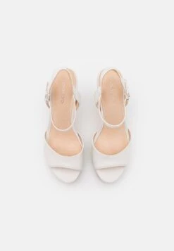 Even&Odd Leather - Sandalias Con Plataforma - White -Mundo De Zapatos a82f75bf60d943be9432d4af7427dcb5