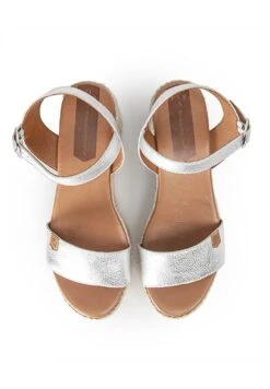 Abaka Laminado- Alpargatas - Plata -Mundo De Zapatos a8363b756e2f43e9a7fd89dc21396d0e