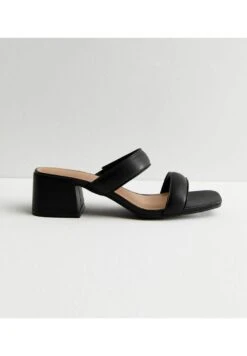 New Look Padded Strap- Sandalias - Black -Mundo De Zapatos a8f57243372d4201a0a232225f90164a