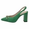 Caprice Zapatos Altos - Green Suede