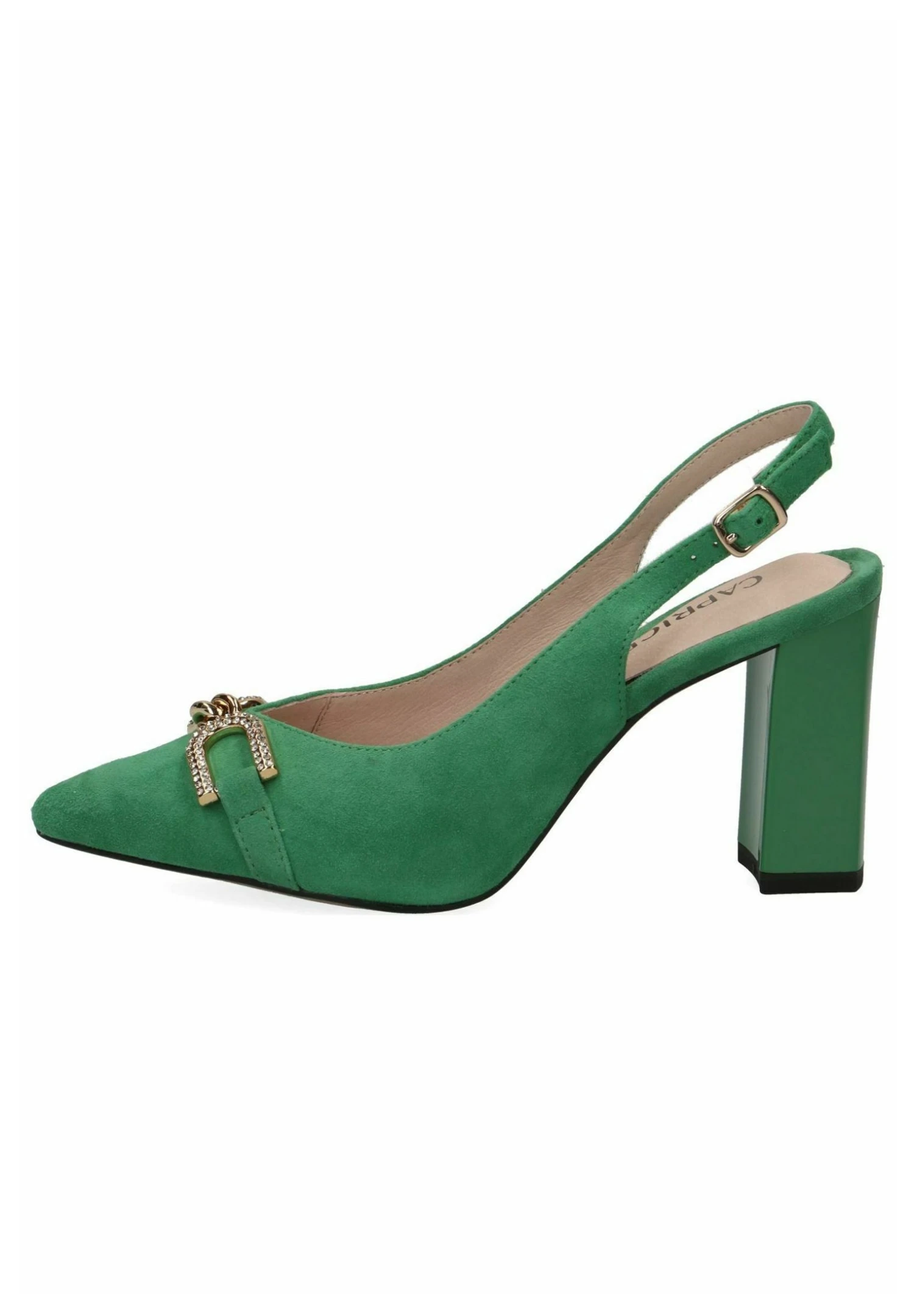 Caprice Zapatos Altos - Green Suede 1 Caprice Zapatos Altos - Green Suede