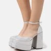 Steve Madden Charlize - Zapatos De Plataforma - Silver-Coloured