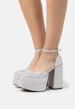 Steve Madden Charlize - Zapatos De Plataforma - Silver-Coloured