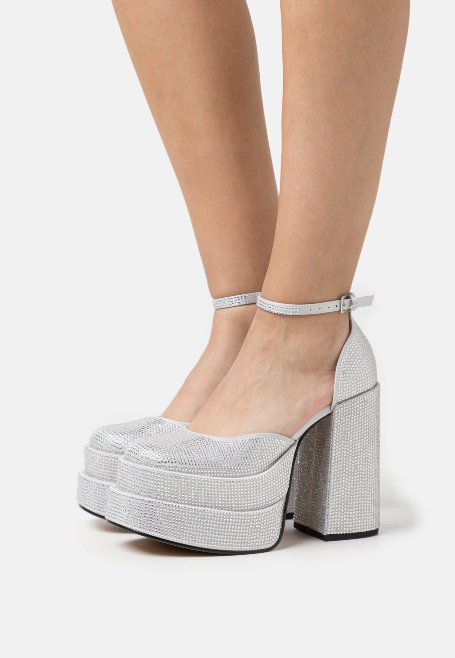 Steve Madden Charlize - Zapatos De Plataforma - Silver-Coloured 1 Steve Madden Charlize - Zapatos De Plataforma - Silver-Coloured