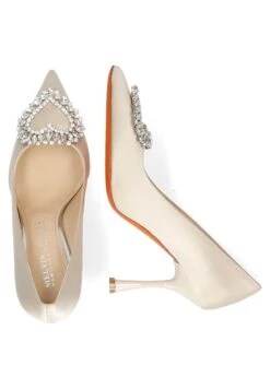 MELVIN & HAMILTON Alena 1 Raso Champagne - Tacones - Beige -Mundo De Zapatos b13b572e0ecc4e1bb38bb6867411f57a