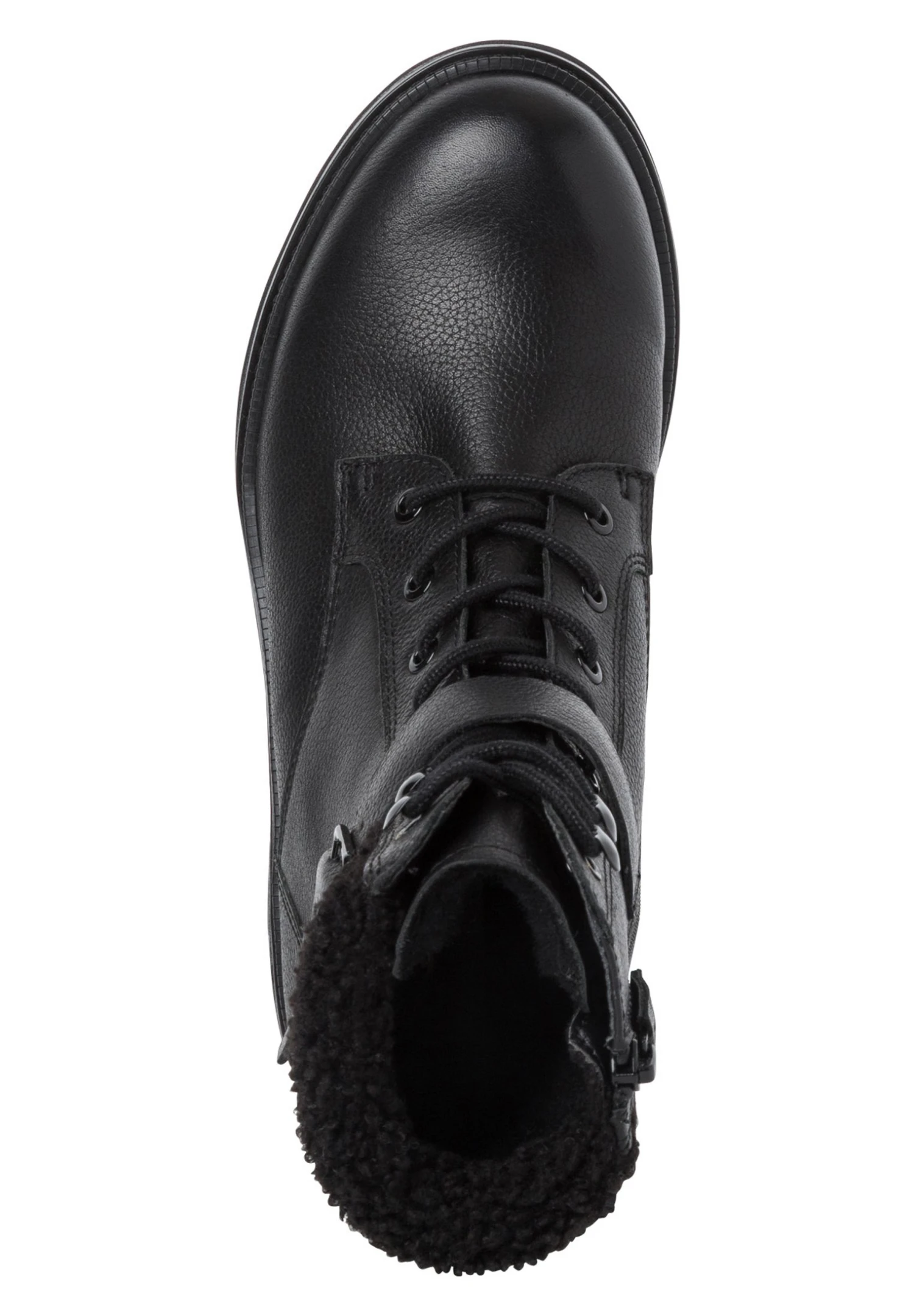 Botines Con Cordones - Black Uni 3 Botines Con Cordones - Black Uni - Imagen 3