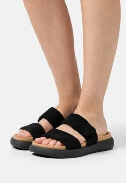 Gabor Sandalias Planas - Schwarz