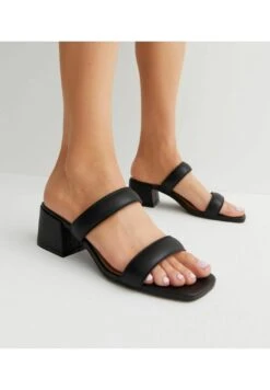 New Look Padded Strap- Sandalias - Black