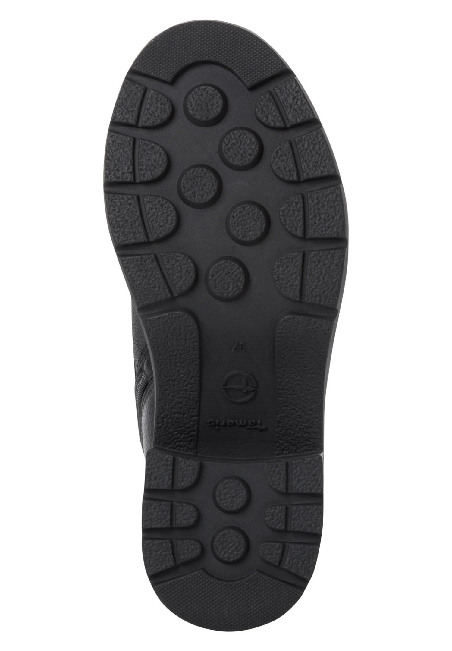 Botines Con Cordones - Black Uni 4 Botines Con Cordones - Black Uni - Imagen 4