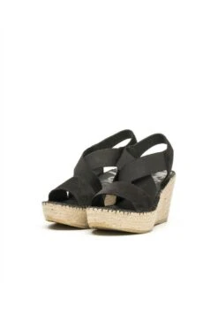 Vidorreta Cuña- Sandalias De Cuña - Black -Mundo De Zapatos c65c371d00264d3fb823ce733a17bf59