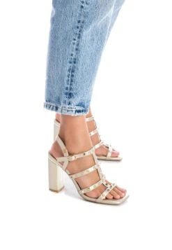 Xti Sandalias De Tacón - Gold