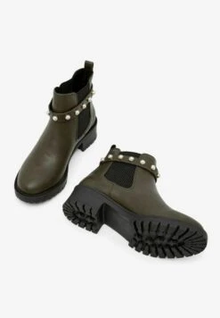 Bianco Biaclaire Chelsea Carnation - Botines Bajos - Olive 11 Bianco Biaclaire Chelsea Carnation - Botines Bajos - Olive -Mundo De Zapatos caf13a302643422d9d7af0015119edd9