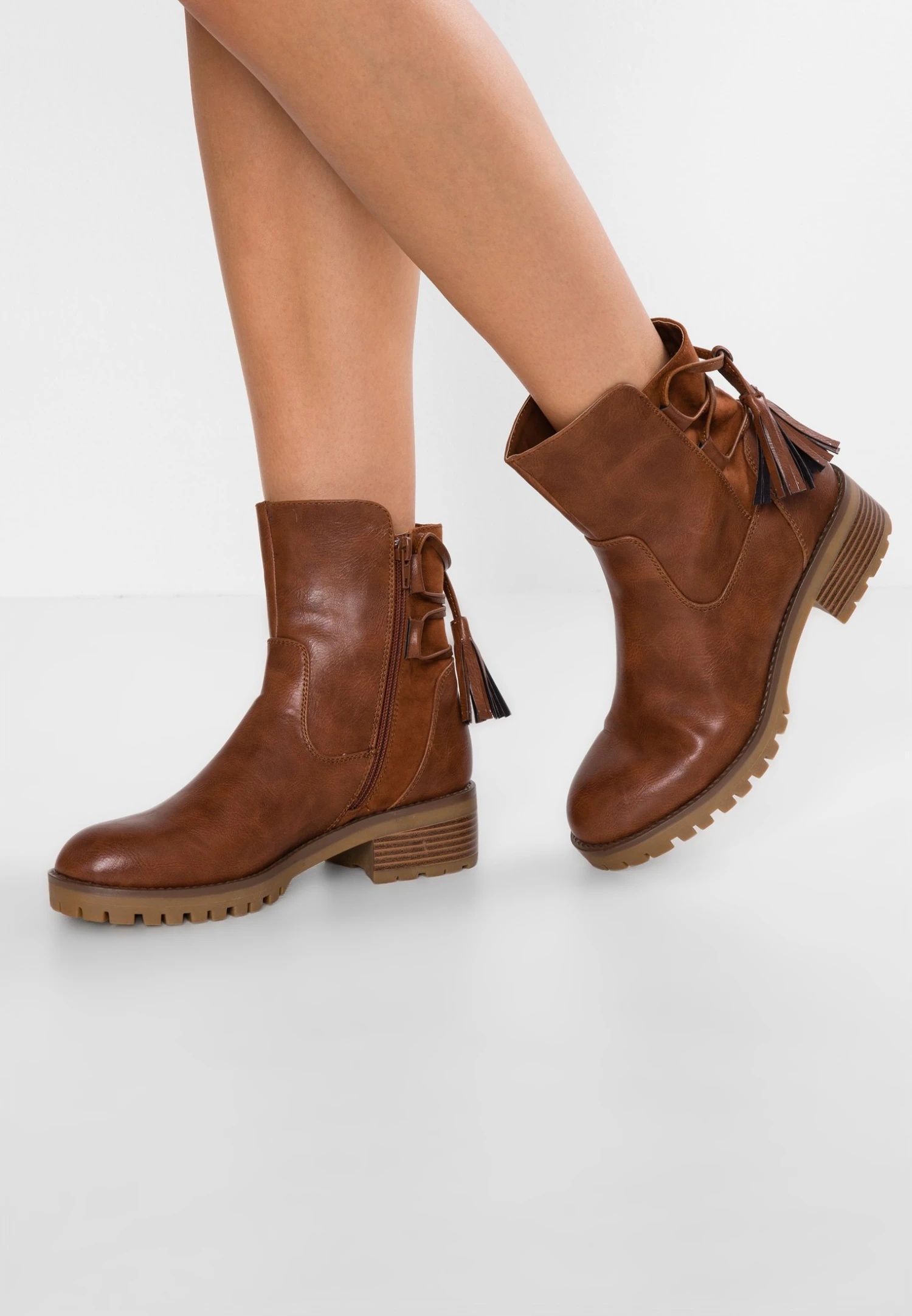 Anna Field Winter Boot - Botines - Cognac 1 Anna Field Winter Boot - Botines - Cognac