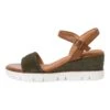 Marco Tozzi Sandalias Con Plataforma - Khaki Comb