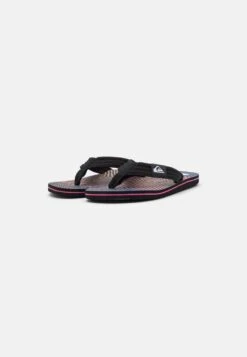 Quiksilver Molokai Layback Unisex - Sandalias De Dedo - Black/Orange/Grey -Mundo De Zapatos cee55d0df07b4b81a0b002dd2758ca00