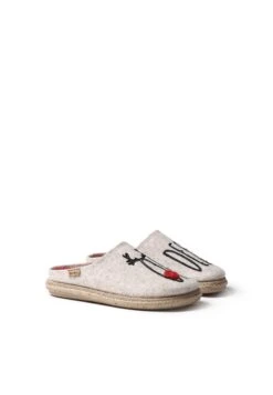 Toni Pons Miri-Nd - Pantuflas - Mottled Light Grey -Mundo De Zapatos d23ee1ce5aab4a48be12b98bbae87506