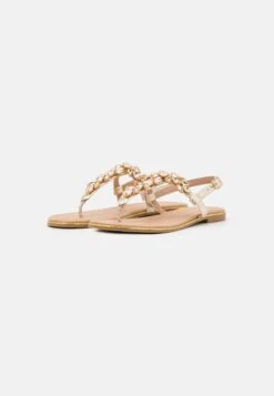 Anna Field Sandalias De Dedo - Gold -Mundo De Zapatos d6e74b7258af40ef916e31203d0a1fe1