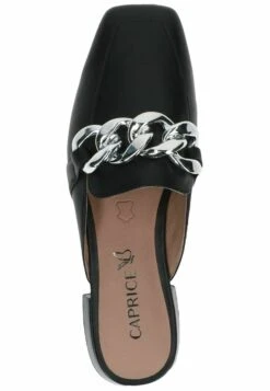Caprice Pantoletten - Sandalias Planas - Black Softnap -Mundo De Zapatos d7b42af50f0e4c0b92fea46b779c513d