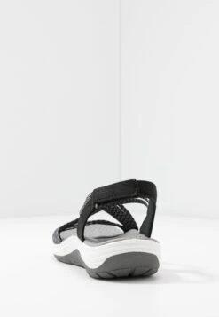 Skechers Reggae Cup - Sandalias De Senderismo - Black/Grey Gore -Mundo De Zapatos dc1d7479818d45fd801f9bc4f812cdac