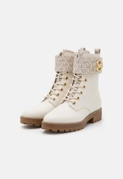 MICHAEL Michael Kors Rory Lace - Botines Con Cordones - Cream -Mundo De Zapatos dcc44a1bd4264980889894b8db826fe3