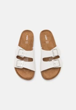 Rex Double Buckle Slide - Pantuflas - White Texture 11 Rex Double Buckle Slide - Pantuflas - White Texture -Mundo De Zapatos dd4d40c052e14c3bb04b552f644c2227
