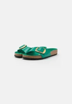 Birkenstock Madrid- Pantuflas - High Shine Green -Mundo De Zapatos e7d89152df1549db8f3ab5f06fd3a754