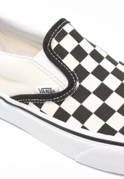 Vans Classic Slip-On - Mocasines - Black/White -Mundo De Zapatos e916da61de894344a64ba12199f3864a