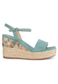 Alma En Pena Laspalas - Sandalias De Cuña - Verde