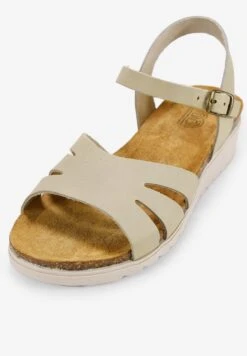 Sandalias Con Plataforma - Beige -Mundo De Zapatos f534ef560e3c4234b6b6a1b33b5a44d1