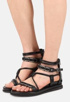 A.S.98 Sandalias De Cuña - Nero