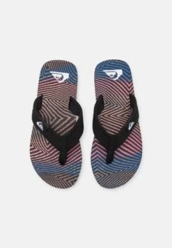Quiksilver Molokai Layback Unisex - Sandalias De Dedo - Black/Orange/Grey -Mundo De Zapatos f9aa1d2d6d90482197d5ef13073fc71d