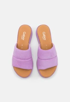 Gabor Comfort Sandalias Planas - Dark Flieder -Mundo De Zapatos fd18cd65d9334de2b68af94ae5d68a96